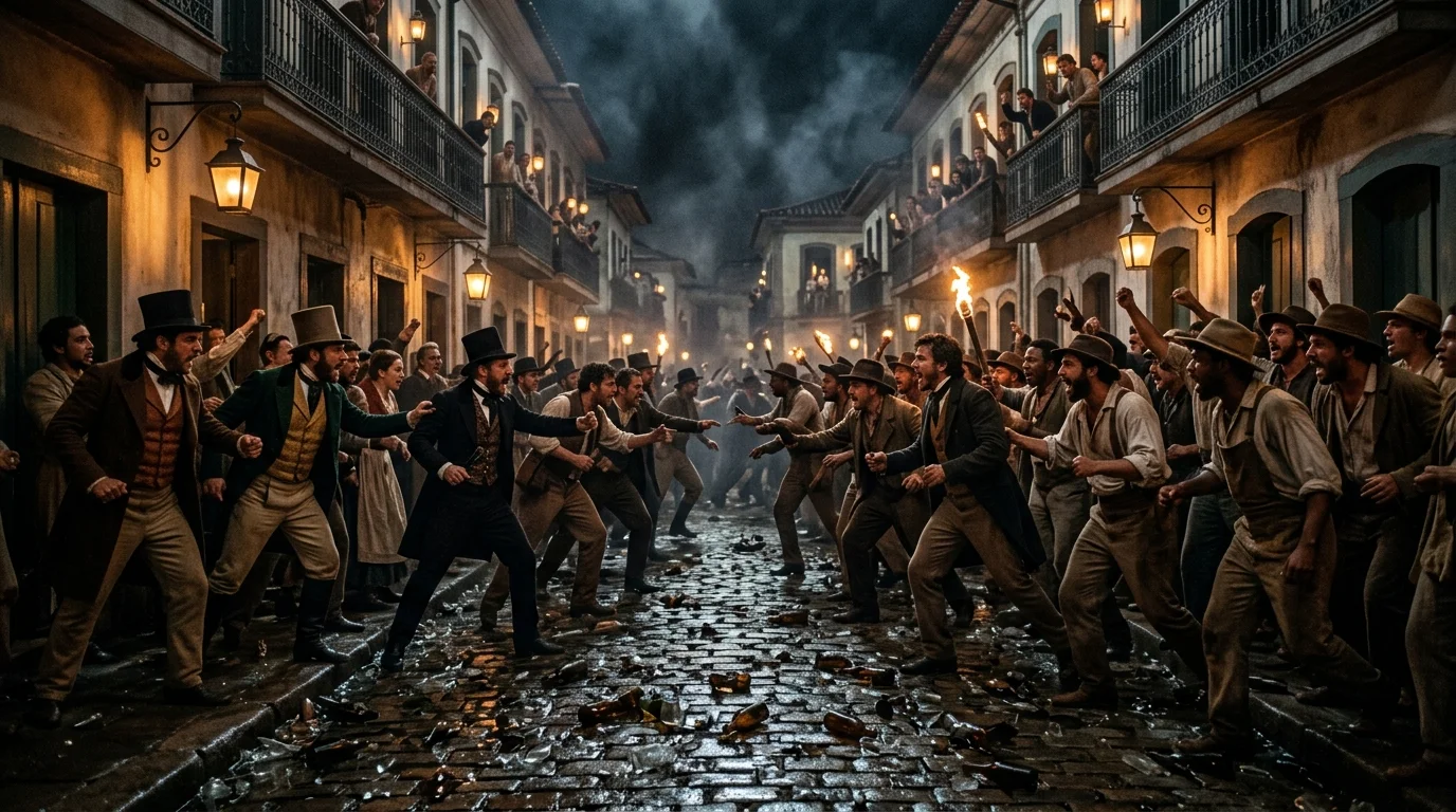 A Noite das Garrafadas (1831): O Motim Urbano Que Acelerou a Queda de Dom Pedro I