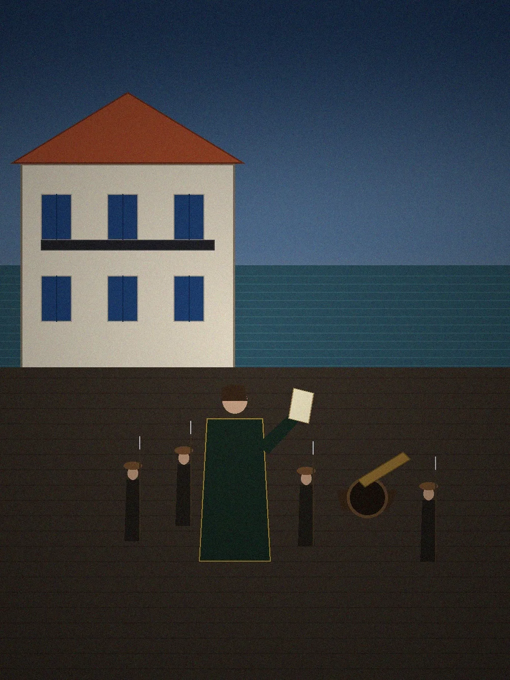 Patriotas reunidos em Cachoeira em 1822 como sede do governo provisorio entre as Capitais Temporarias do Brasil