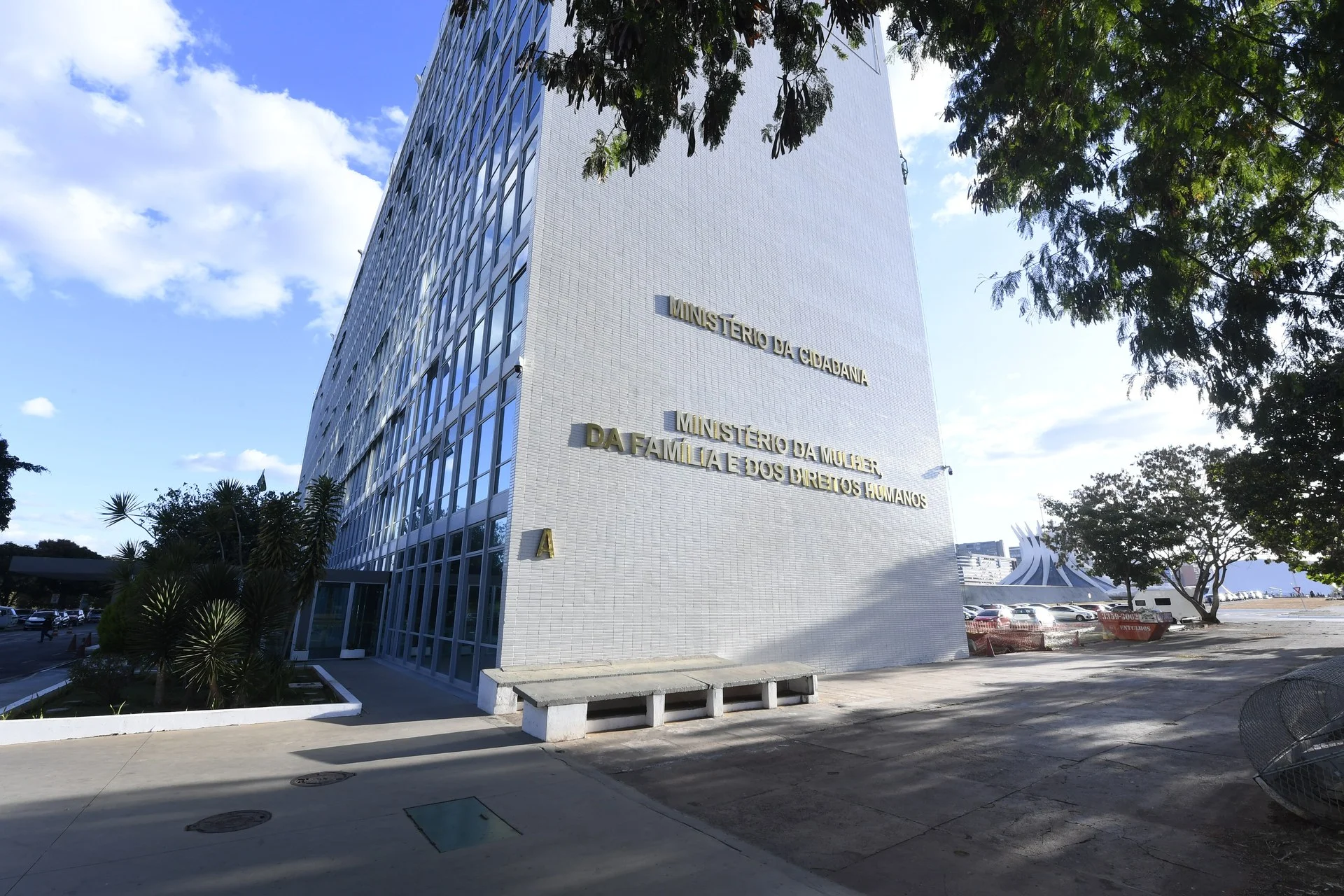 Vista da Esplanada dos Ministérios em Brasília sede dos órgãos da administração pública federal
