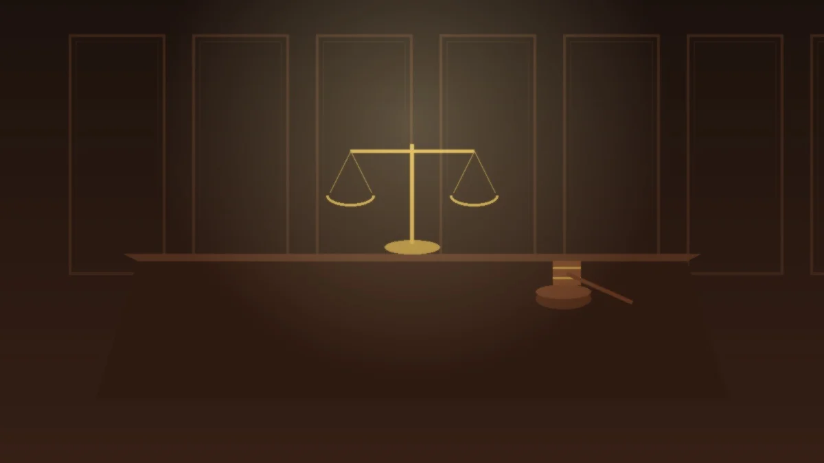 Balança da justiça representando a estrutura de como funciona o judiciario brasileiro nas diversas instâncias judiciais.