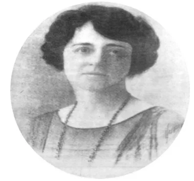 Retrato histórico de Ethel Parsons, enfermeira que liderou a implantação da Escola de Enfermagem do DNSP e da Escola Anna Nery.