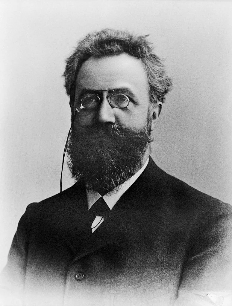 Retrato histórico de Hermann Ebbinghaus pioneiro dos estudos sobre memória humana e repetição espaçada