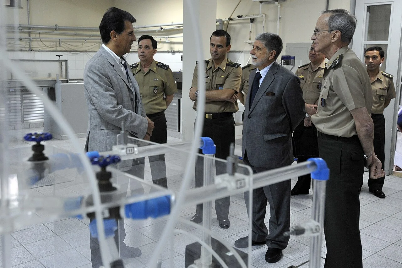 Instalações acadêmicas e de engenharia do Instituto Militar de Engenharia no Rio de Janeiro