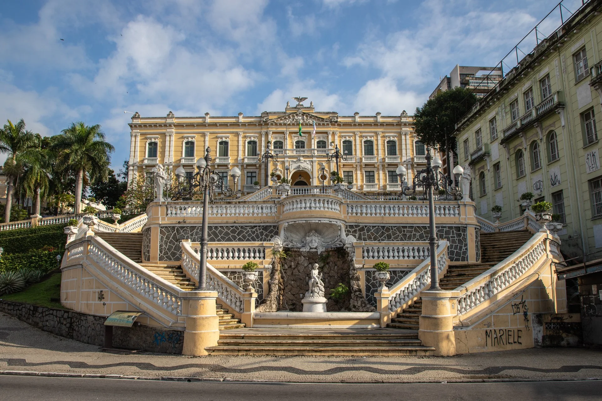 Vista frontal do Palácio Anchieta em Vitória Espírito Santo