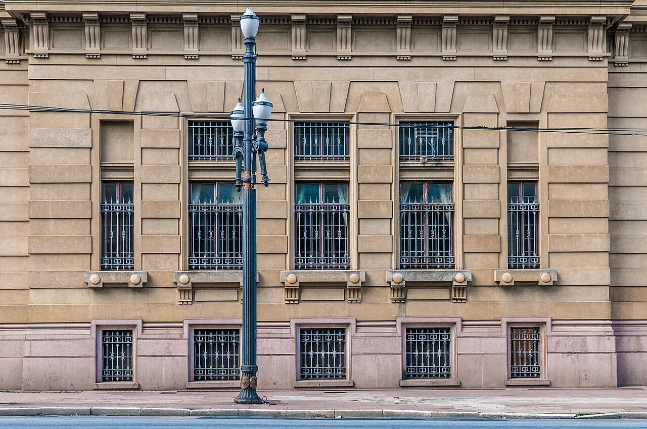 Fachada histórica do Palácio da Justiça de São Paulo sede do Tribunal de Justiça onde atuam desembargadores