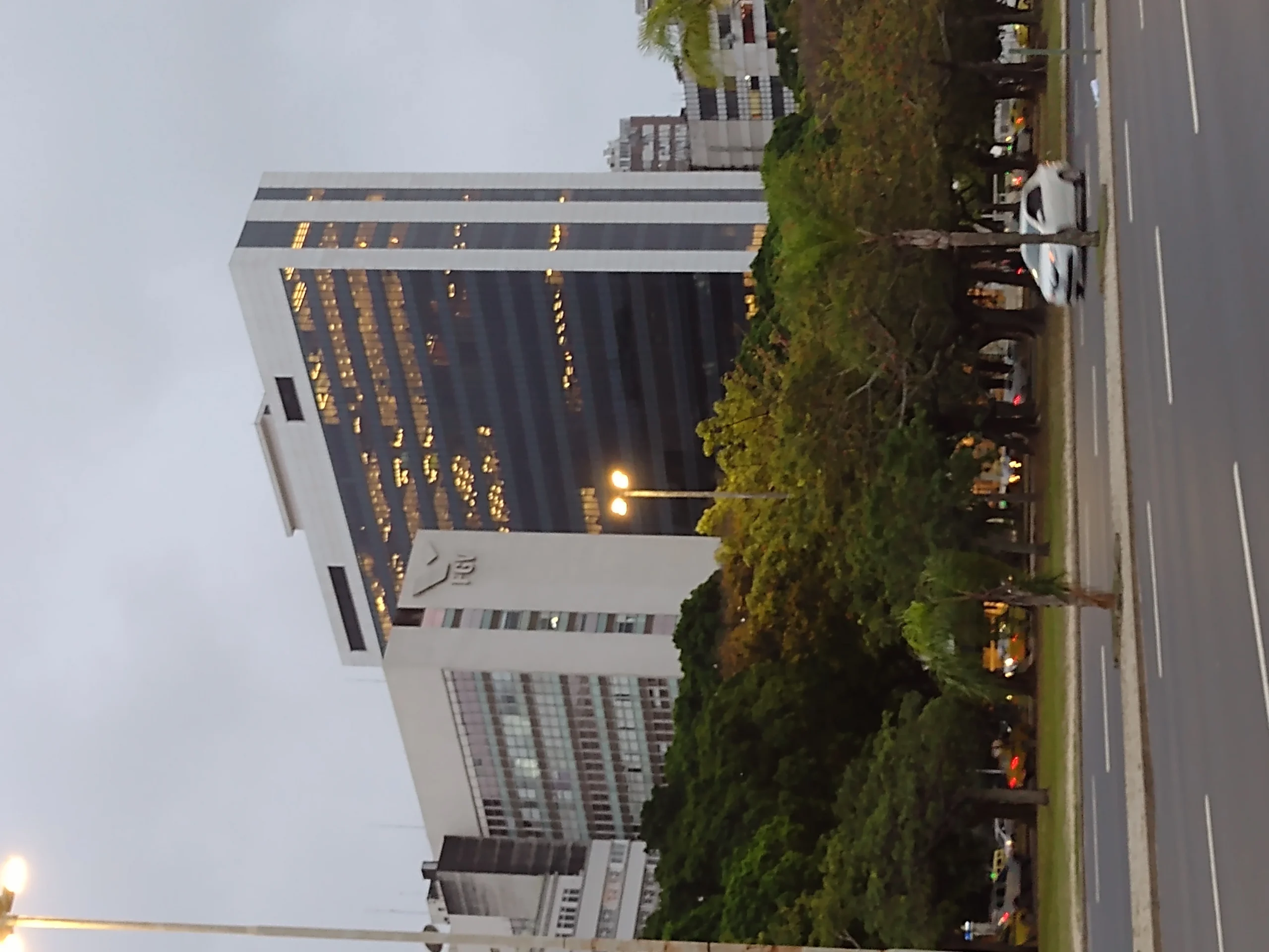 Fachada do edifício sede da Fundação Getulio Vargas FGV no Rio de Janeiro