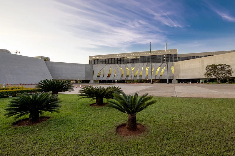 Fachada do Superior Tribunal de Justiça STJ em Brasília