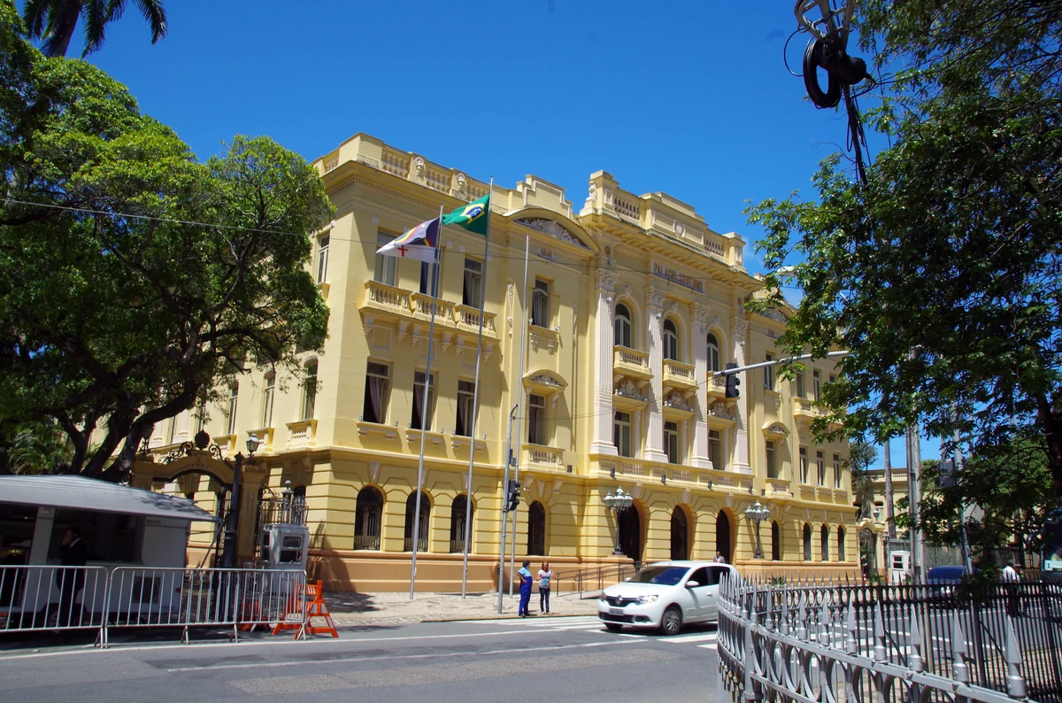 Palácio do Campo das Princesas em Recife sede do Governo de Pernambuco que confirmou o Cebraspe no concurso PCPE